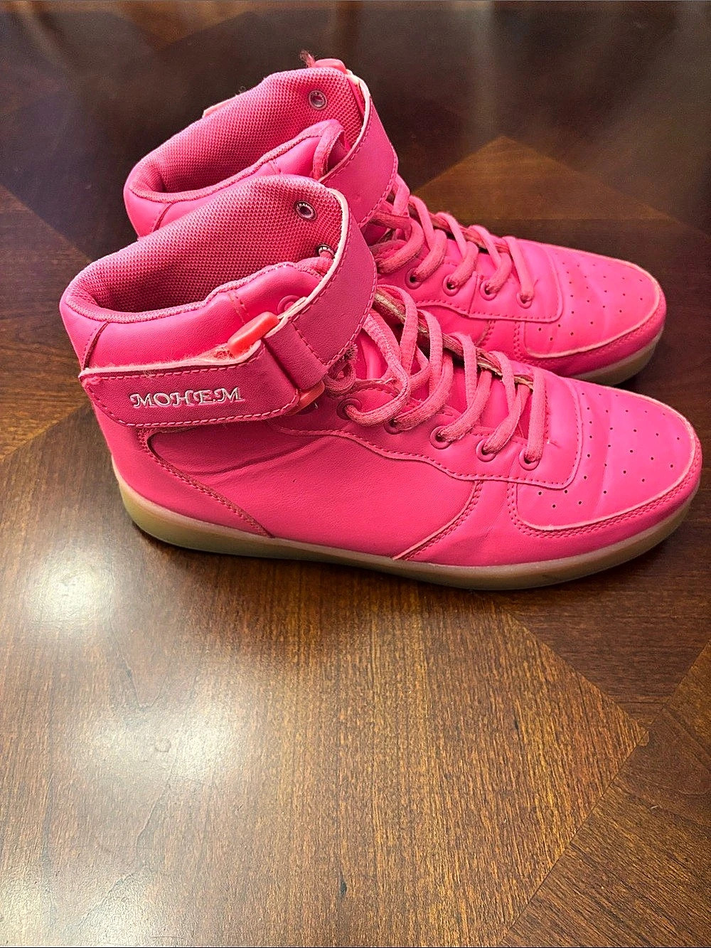 MOHEM High Top Sneakers in Pink EU 39